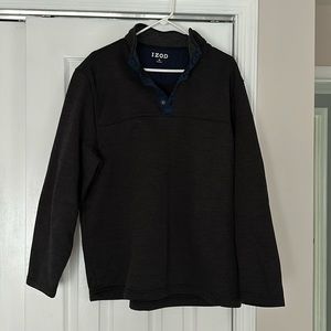 IZOD Mens 1/4 snap Sweatshirt